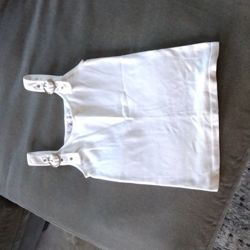 Women's Tank Top with Buckle Detail